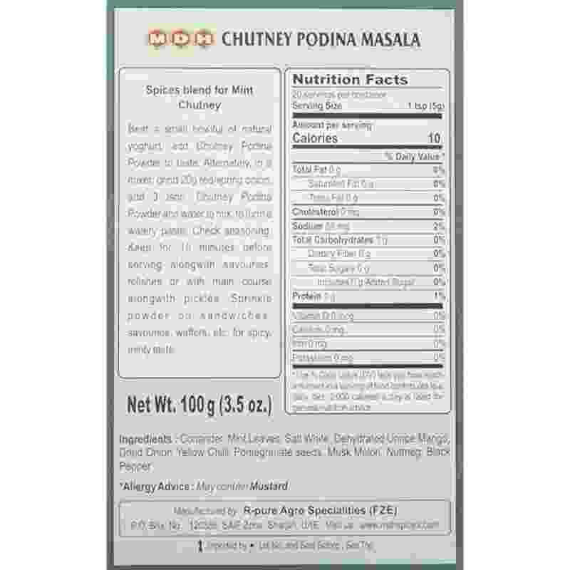 MDH Chutney Podina Masala (100 GM)