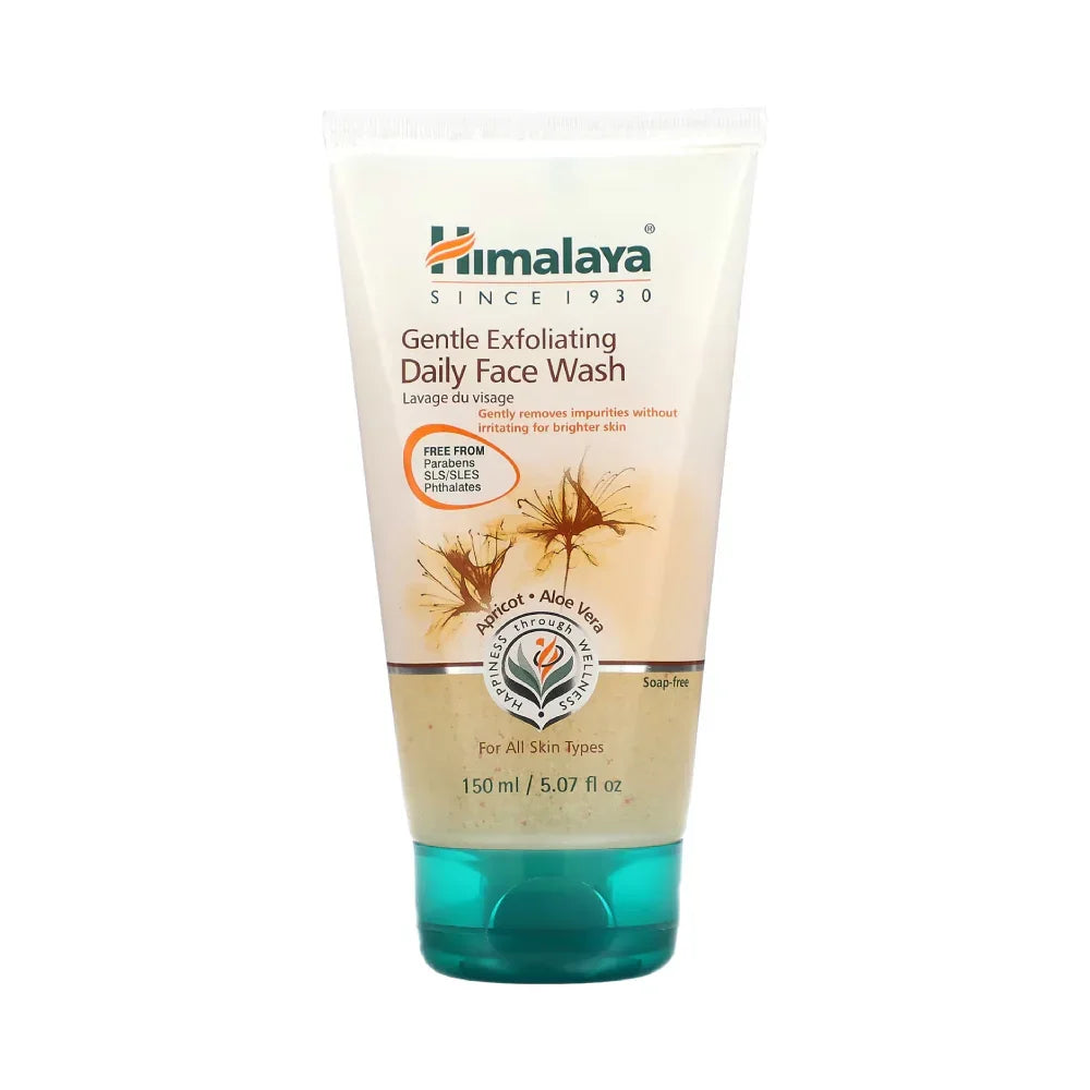 Himalaya Gentle Exfoliating Apricot Aloe Vera Face Wash (150 ml)
