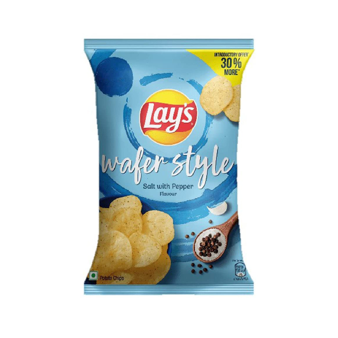 Lay’s Wafer Style Salt with Pepper Potato Chips 40 g
