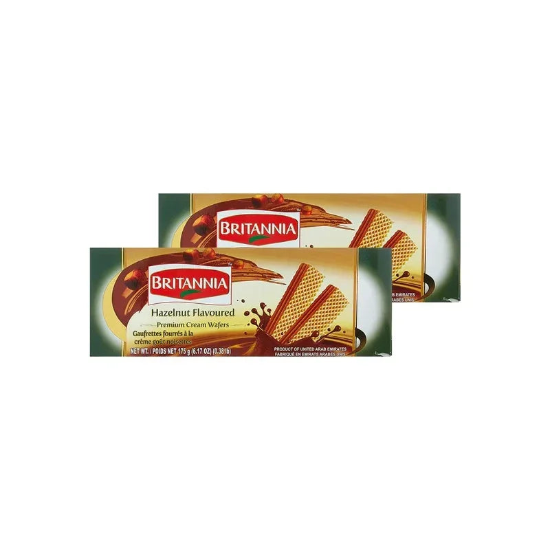 BRITANNIA CREAM WAFERS HAZELNUT (6.17 oz)