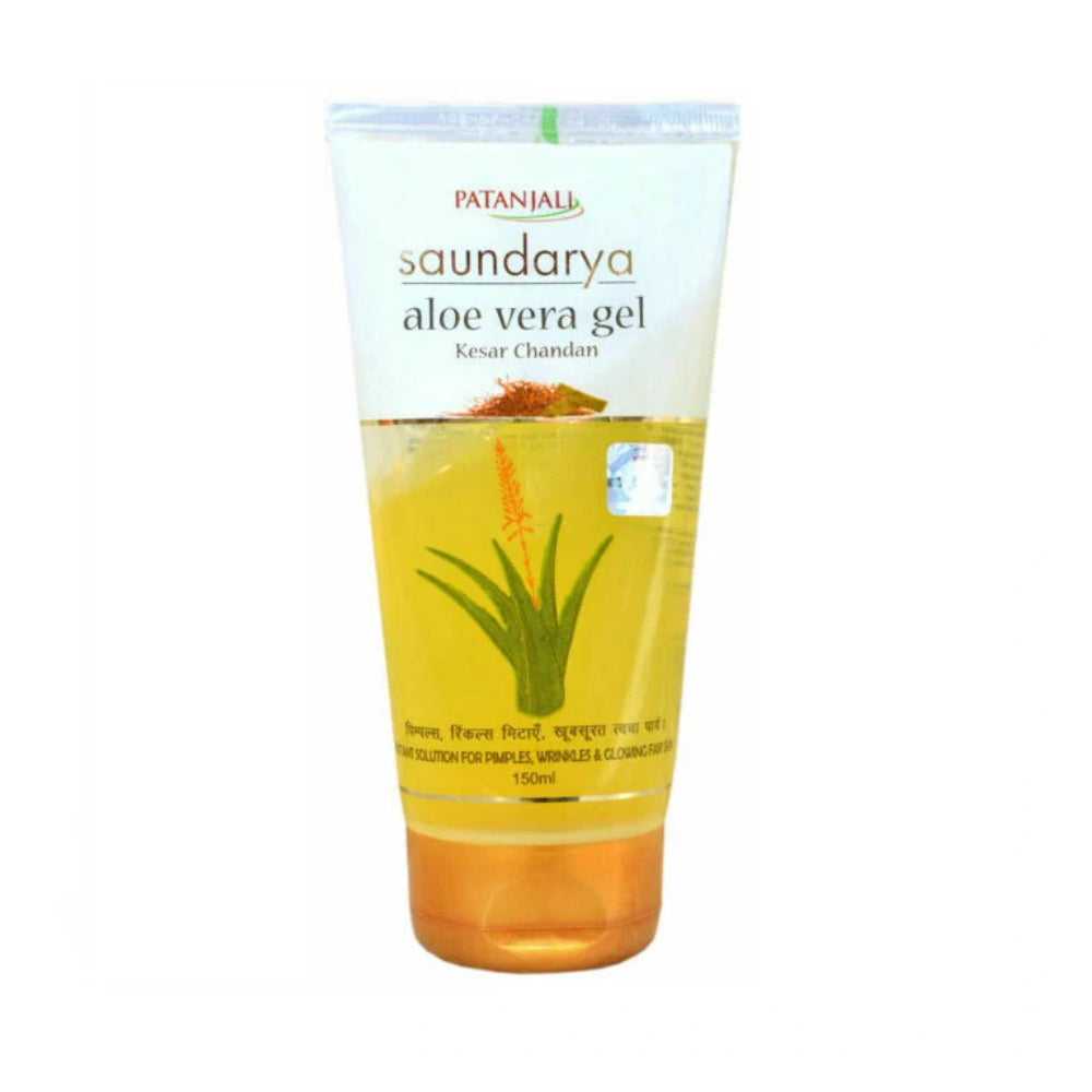 Patanjali Saundarya Aloe Vera Gel (Kesar Chandan) (150 GM)