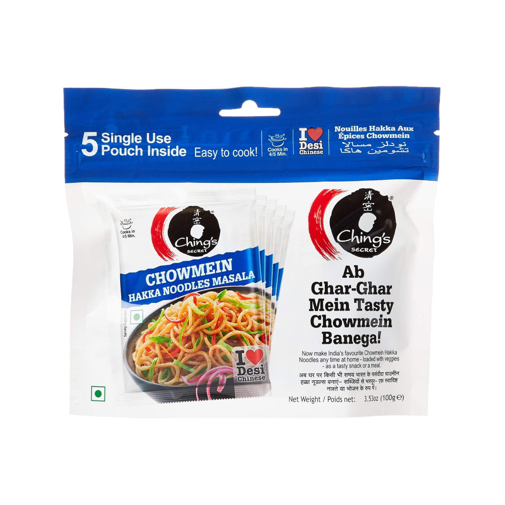 Ching's Secret Chowmein Haka Noodle Masala - (5 x 20 gm)