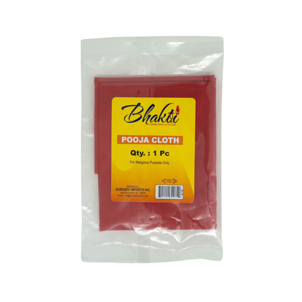 BHAKTI RED POOJA CLOTH (1 PC)