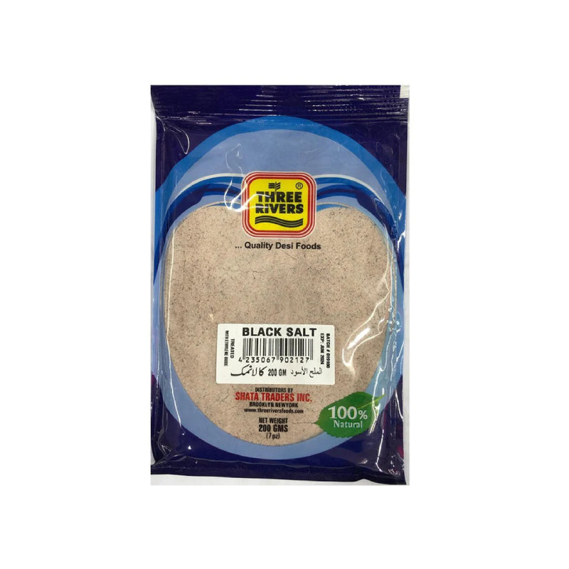 THREE RIVERS BLACK SALT (200 GM)