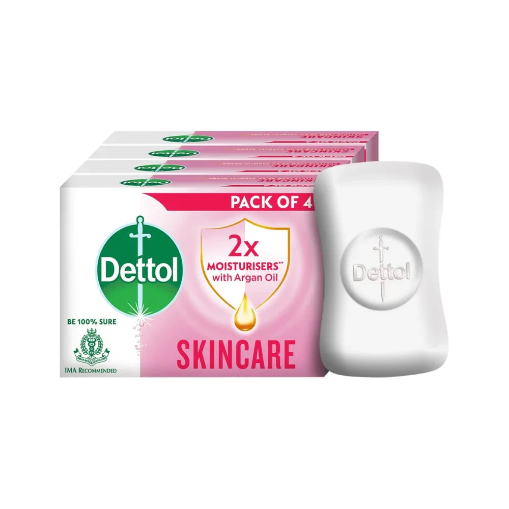 DETTOL SKINCARE SOAP PINK (Pack of 4)
