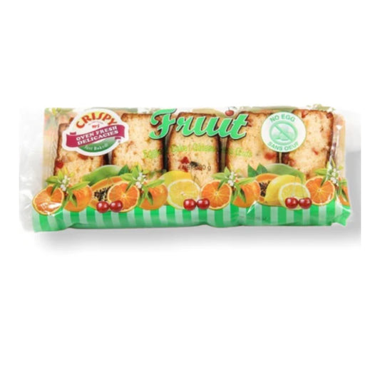 CRISPY FRUIT CAKE EGGLESS - C11 (380 GM)
