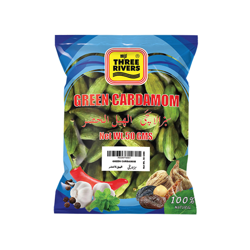 Three Rivers Green Cardamom (50 - 100 GM)