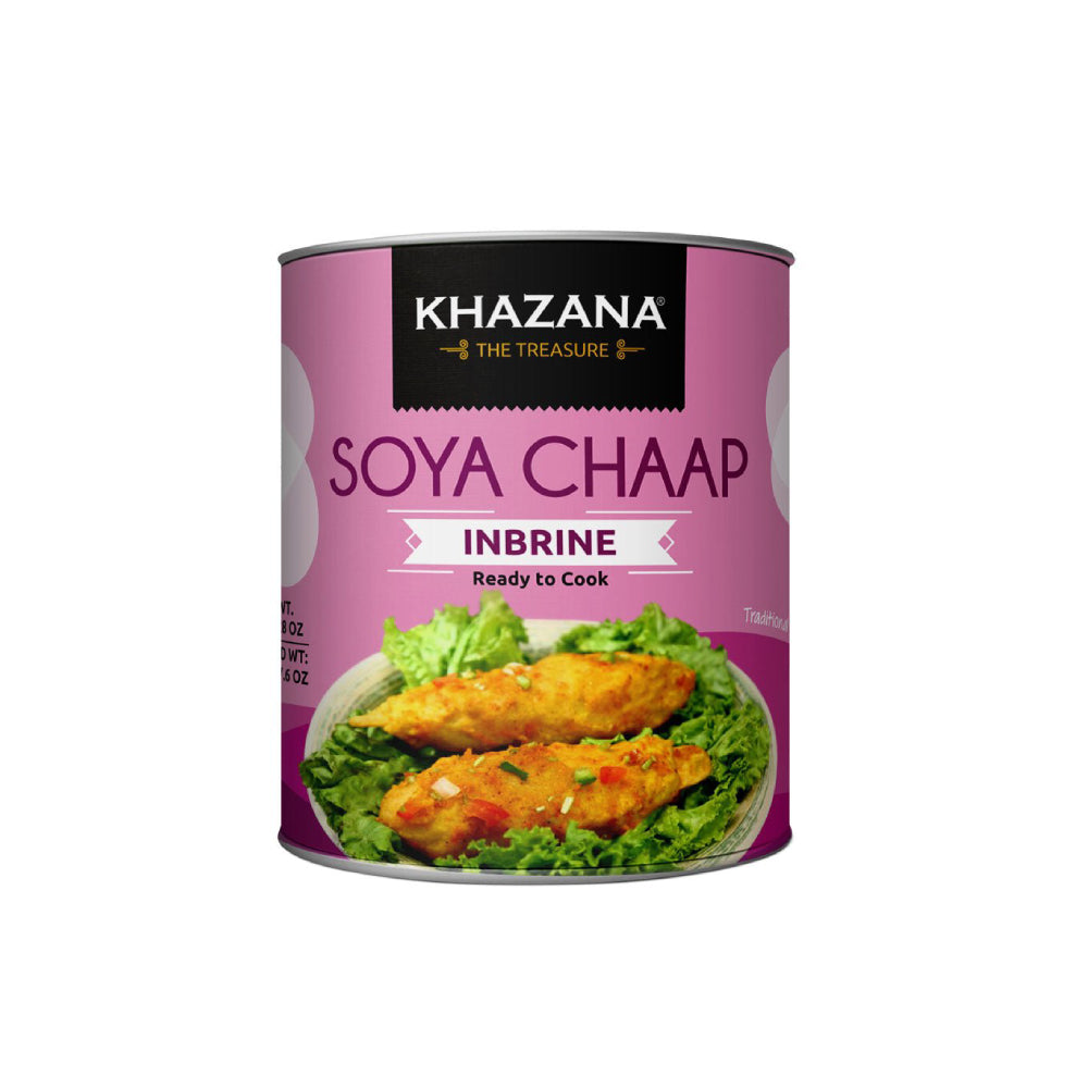 KHAZANA SOYA CHAAP INBRINE (800 GM)