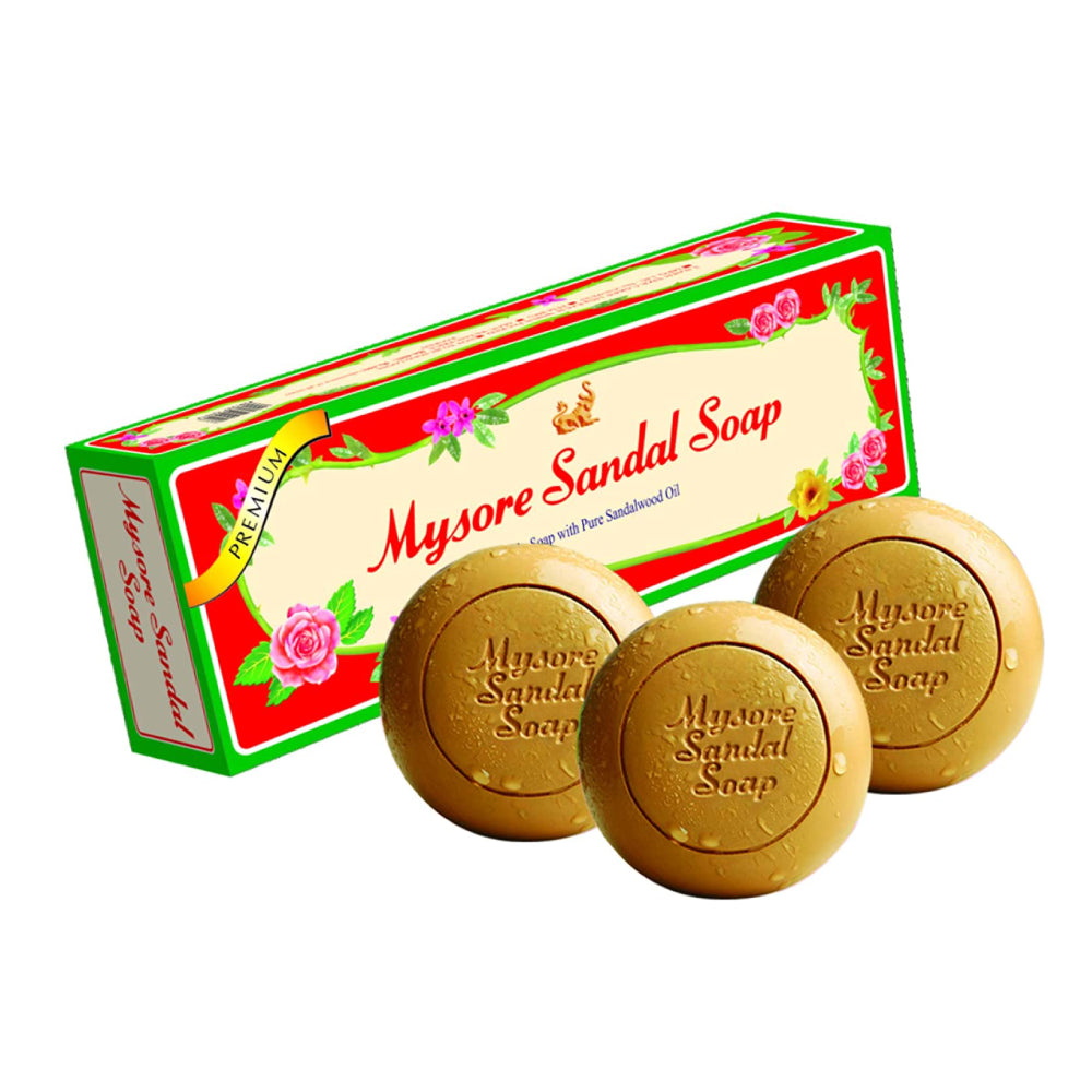 MYSORE SANDAL SOAP 3 PCS (450 GM)