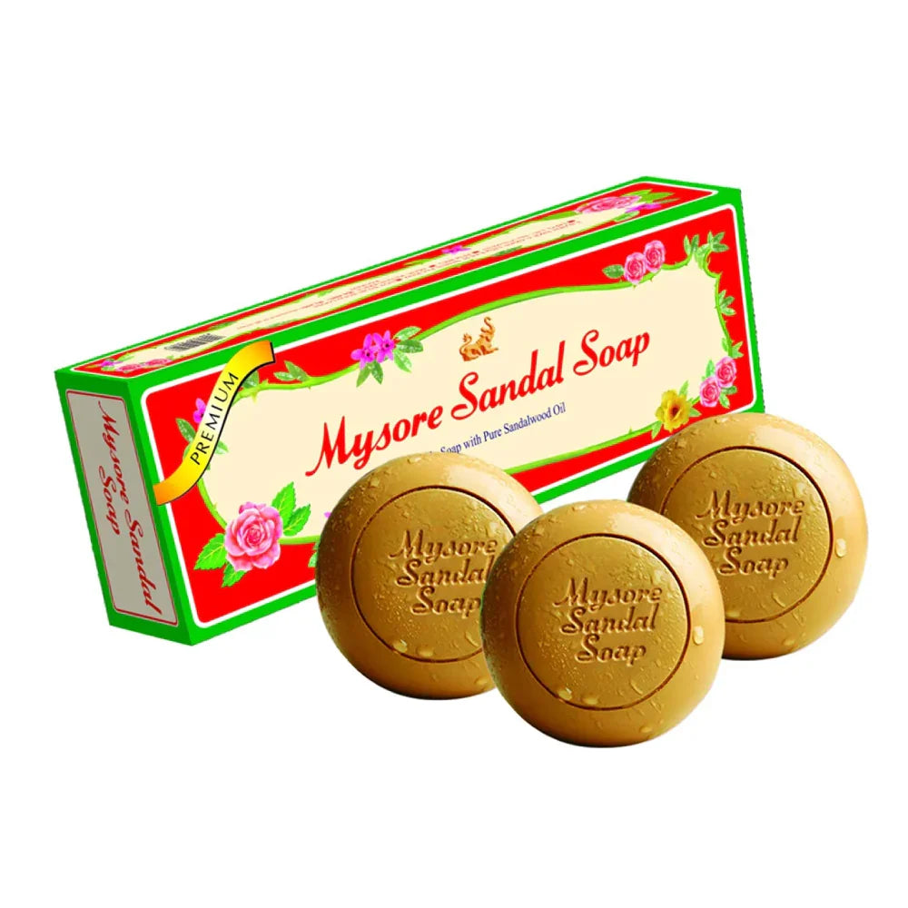 MYSORE SANDAL SOAP 3 PCS (450 GM)