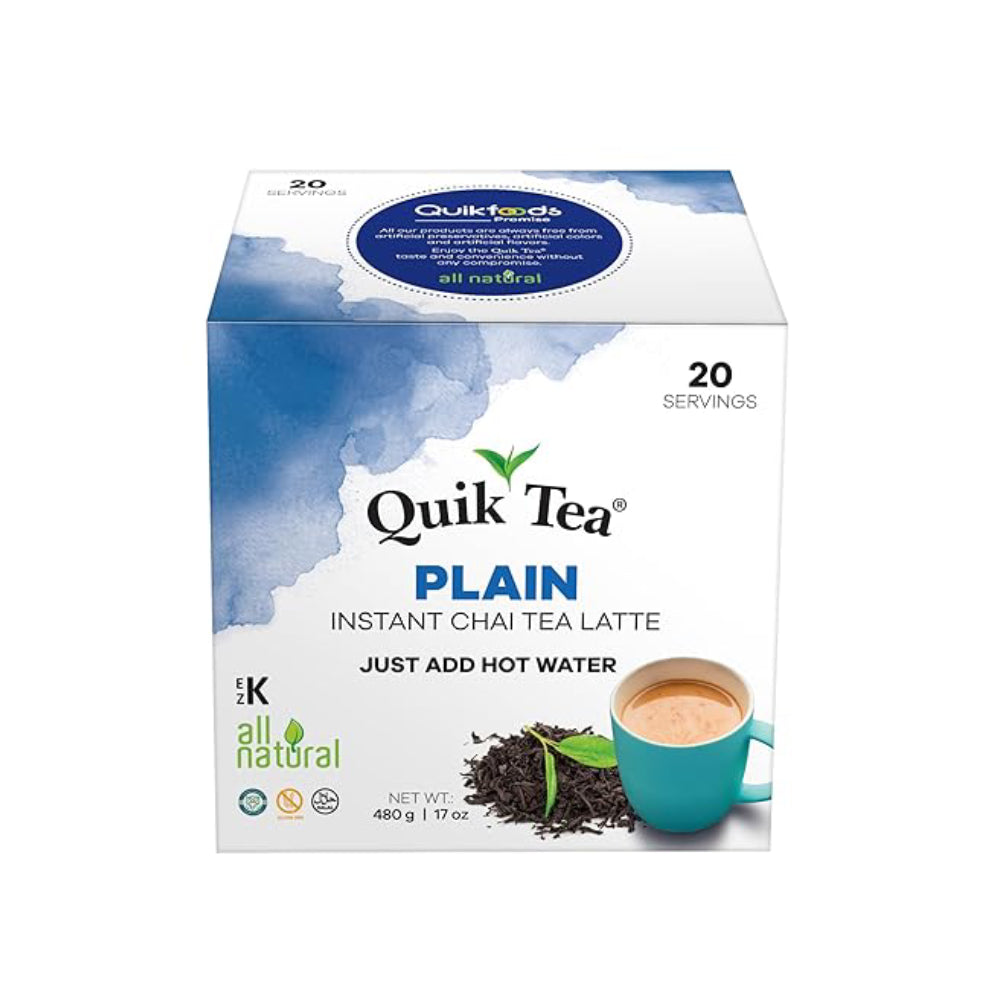 QUIK TEA PLAIN CHAI (20 SERVINGS)