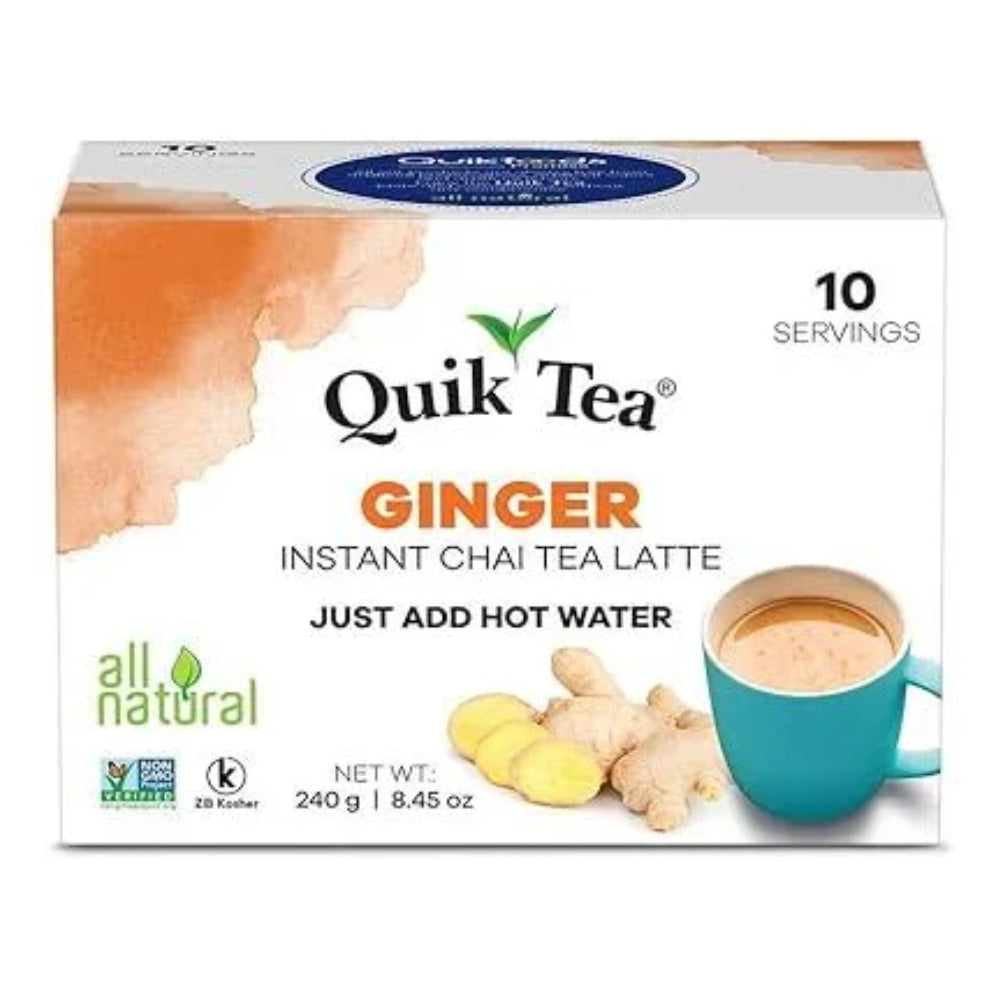 QUIK TEA GINGER CHAI (10 SERVINGS)