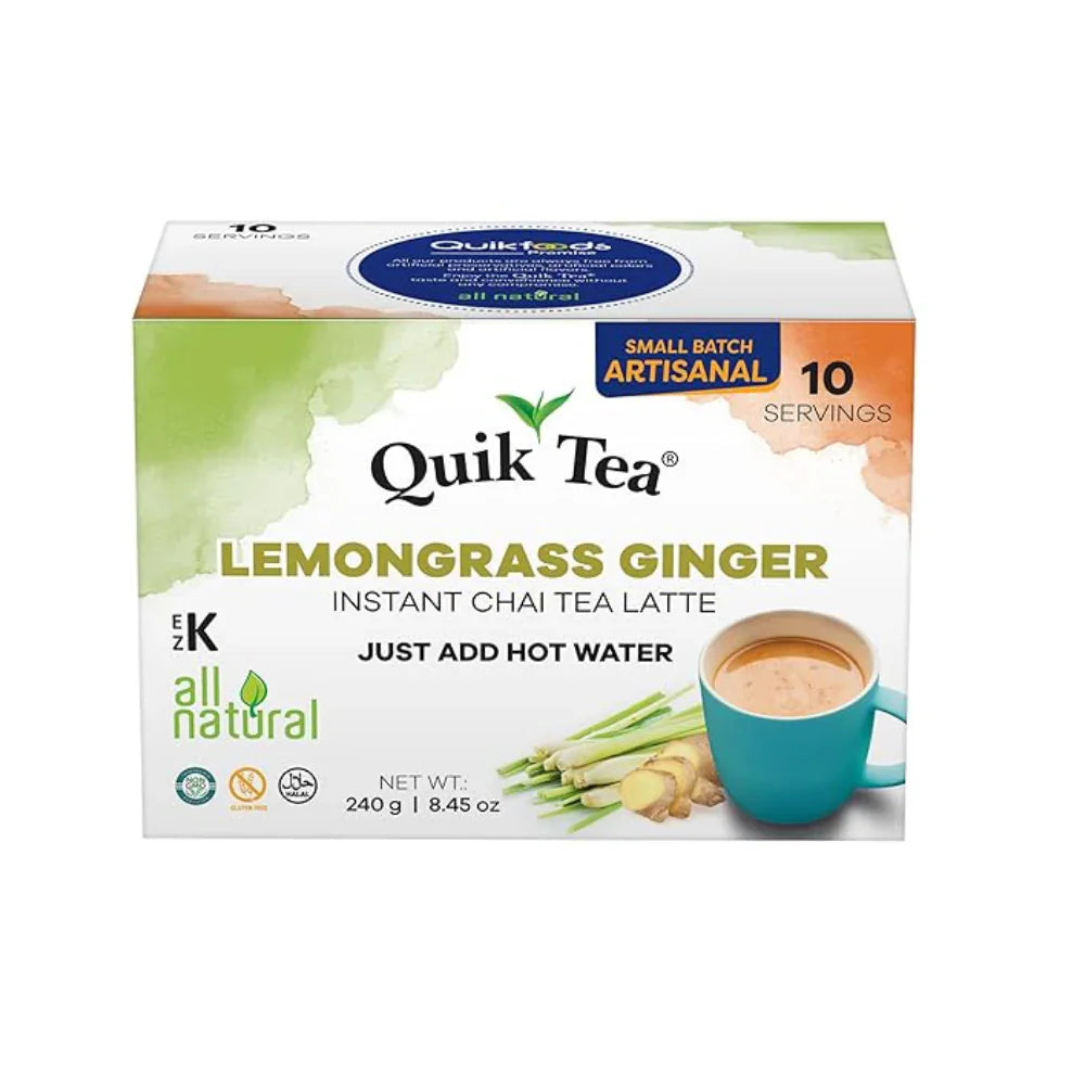QUIK TEA LEMONGRASS GINGER(10 SERVINGS)