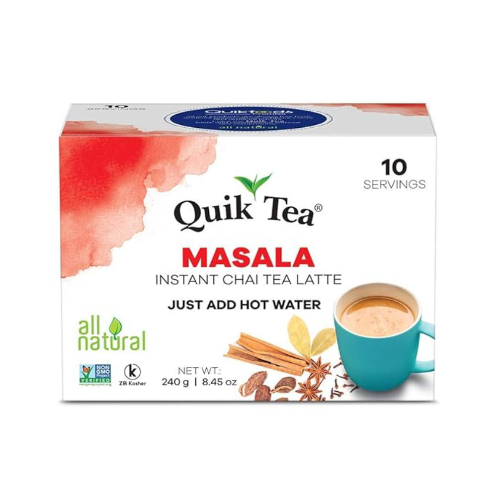 QUIK TEA MASALA CHAI (10, 20 SERVINGS)