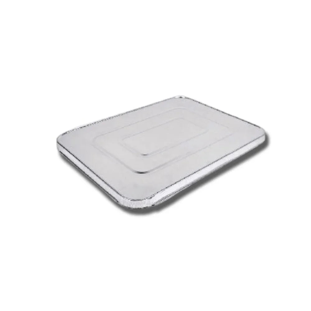 RECTANGULAR ROASTER ALUMINUM LIDS Single & 100 Count