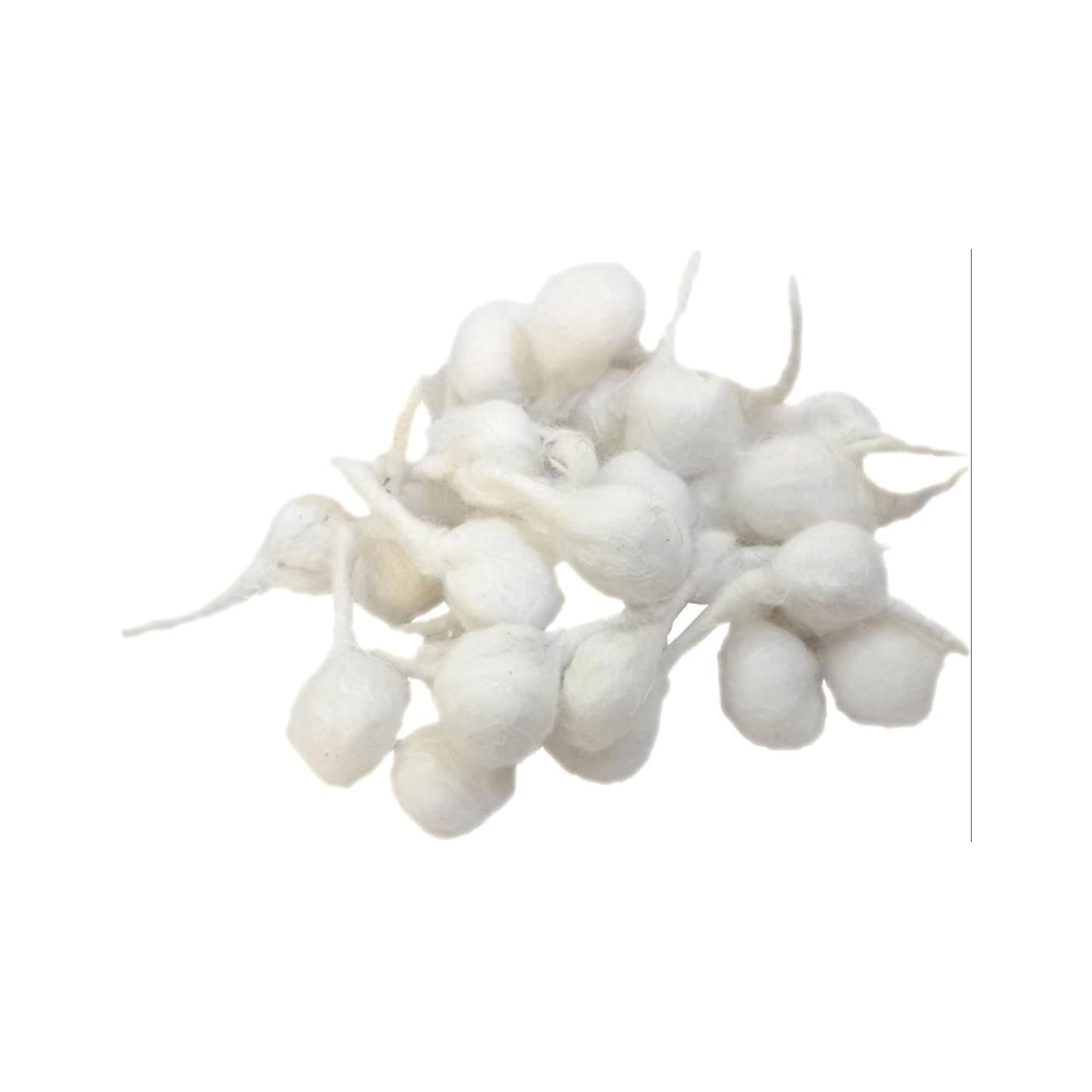 SHRIPHAL 200 ROUND COTTON WICKS (200 PCS)