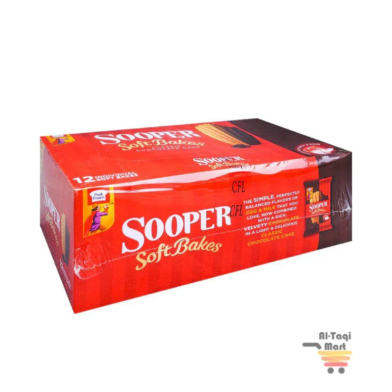 PEEK FREANS SOOPER SOFT BAKES CHOCOLATE CAKE (12 PC)