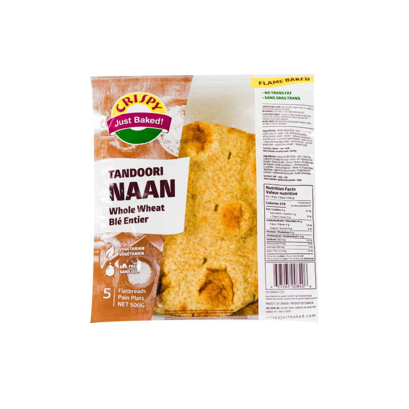 CRISPY TANDOORI NAAN WHOLE WHEAT (500 GM)