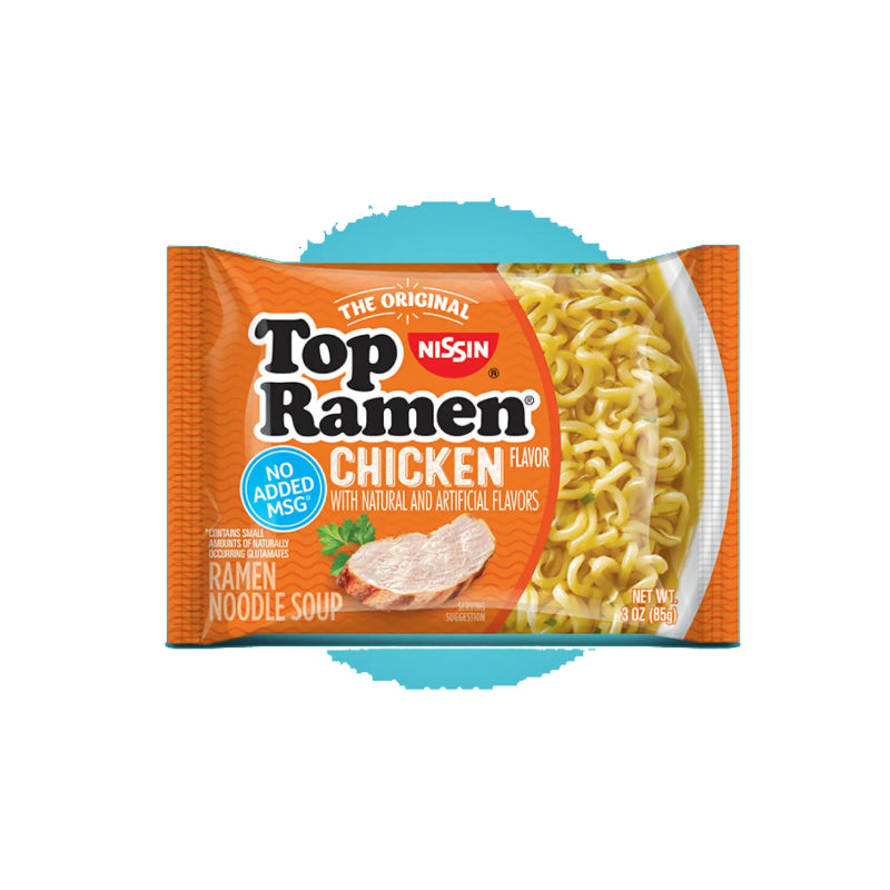 Nissin Top Ramen Noodle Soup Chicken Flavor (3 OZ)