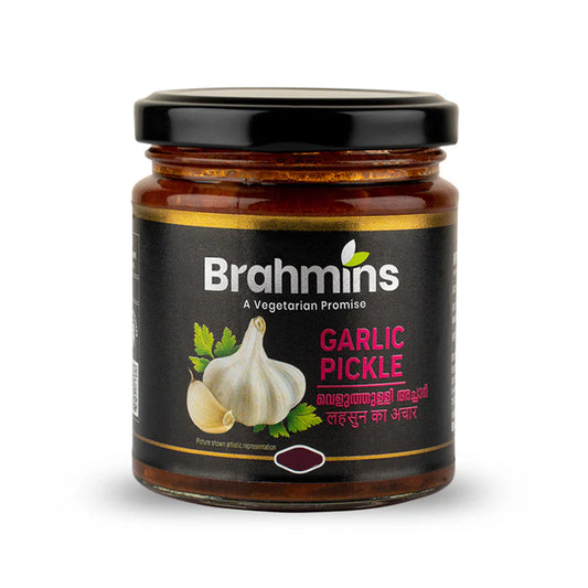 Brahmins Garlic Pickle - BHPGA (400 GM)