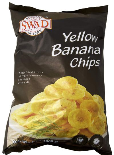 Swad Yellow Banana Chips Snacks 2LB