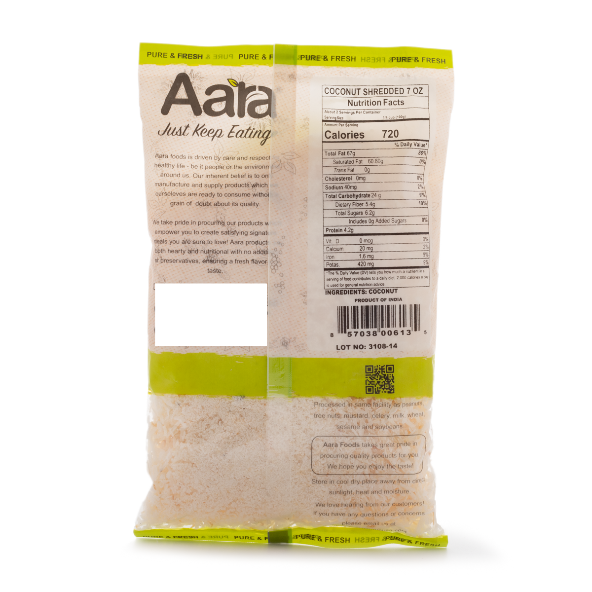 Aara Coconut Shredded 200 g