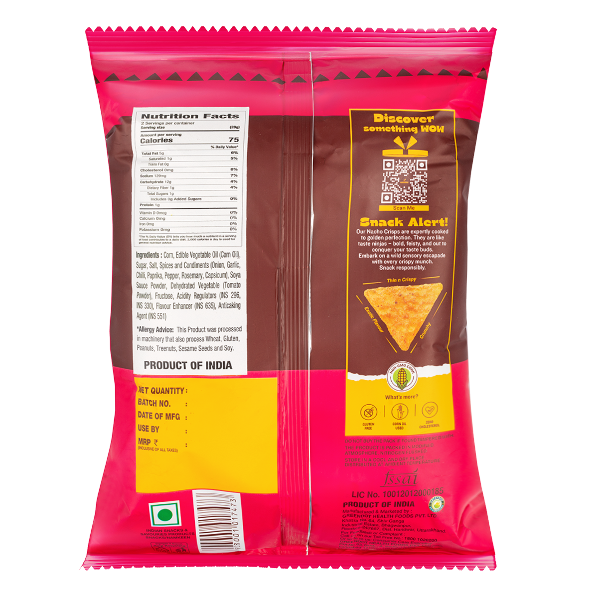 Cornitos Nacho Crisps Sweet Chilli 55 g