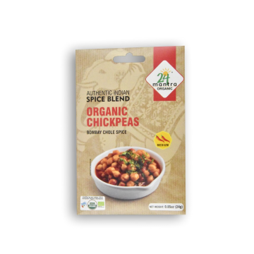 24 MANTRA ORGANIC Organic Chickpeas Bombay Chole Spice 0.85 OZ