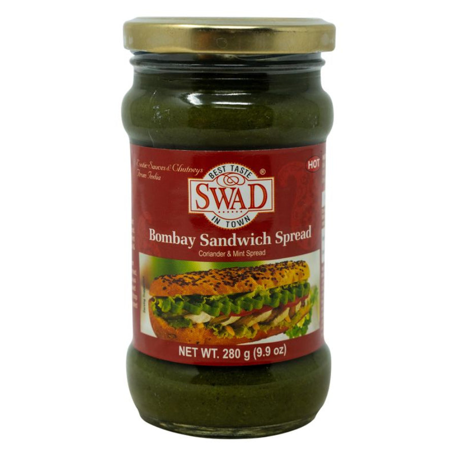 Swad Bombay Sandwich Spread (Coriander & Mint) 280G