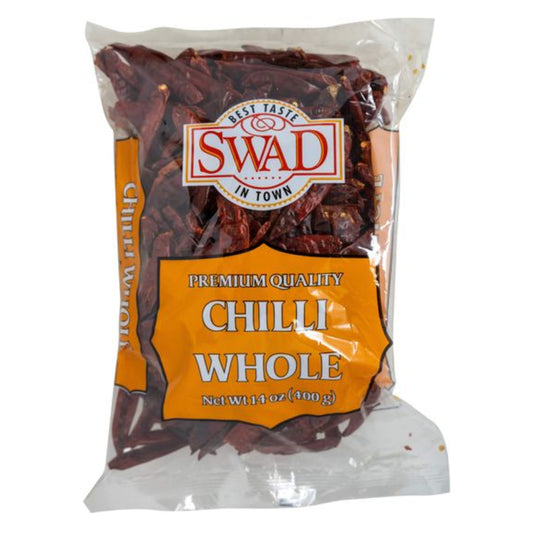 Swad Dried Dry Red Chilli Whole 14oz