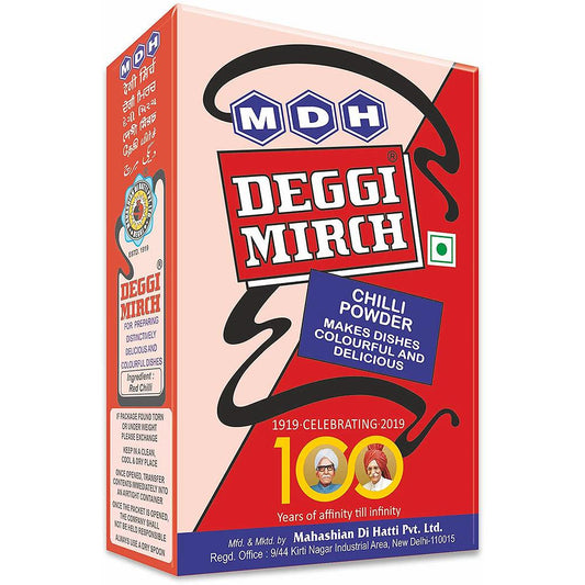 MDH Deggi Mirch Masala (Bright Red Chili Powder), 3.5 oz box 3.5 oz