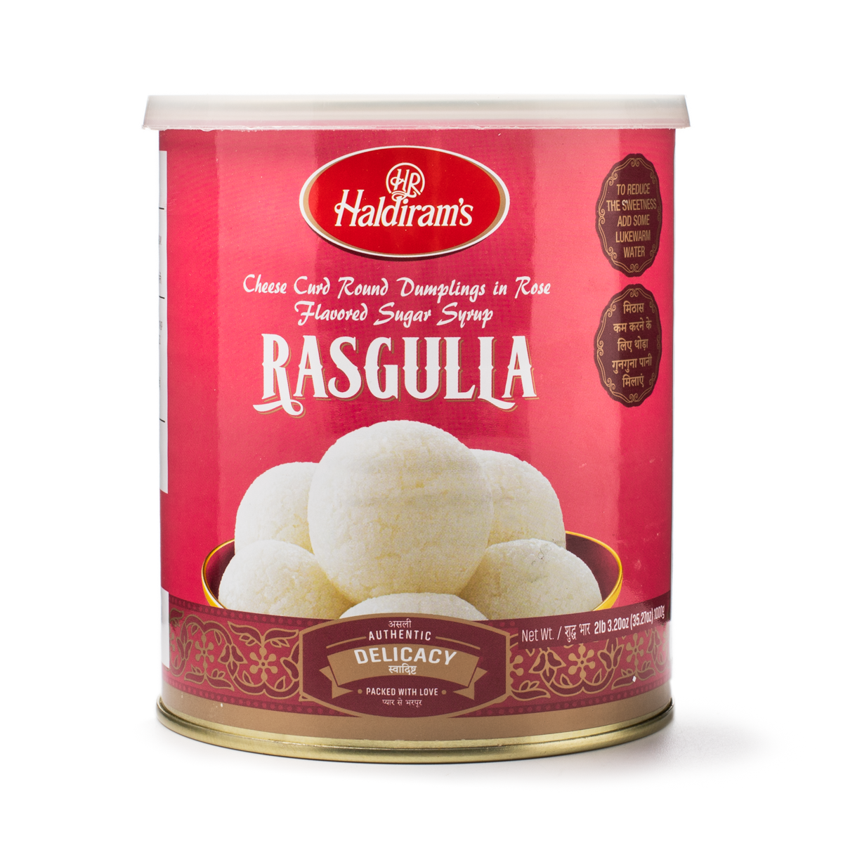 Haldiram's Classic Indian Rasgulla 1000 g