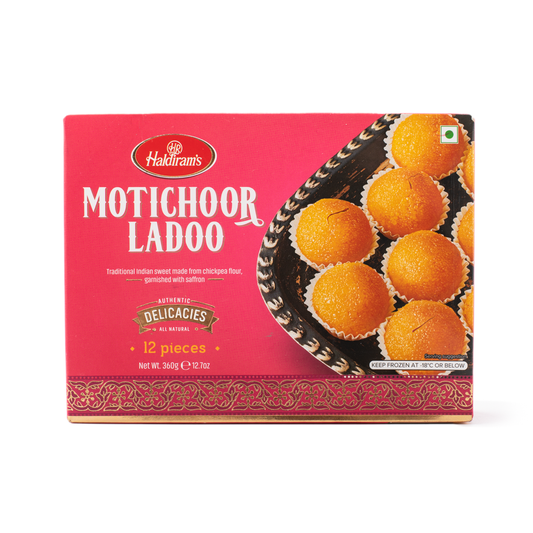 Haldiram's Motichoor Ladoo, Frozen 360 g