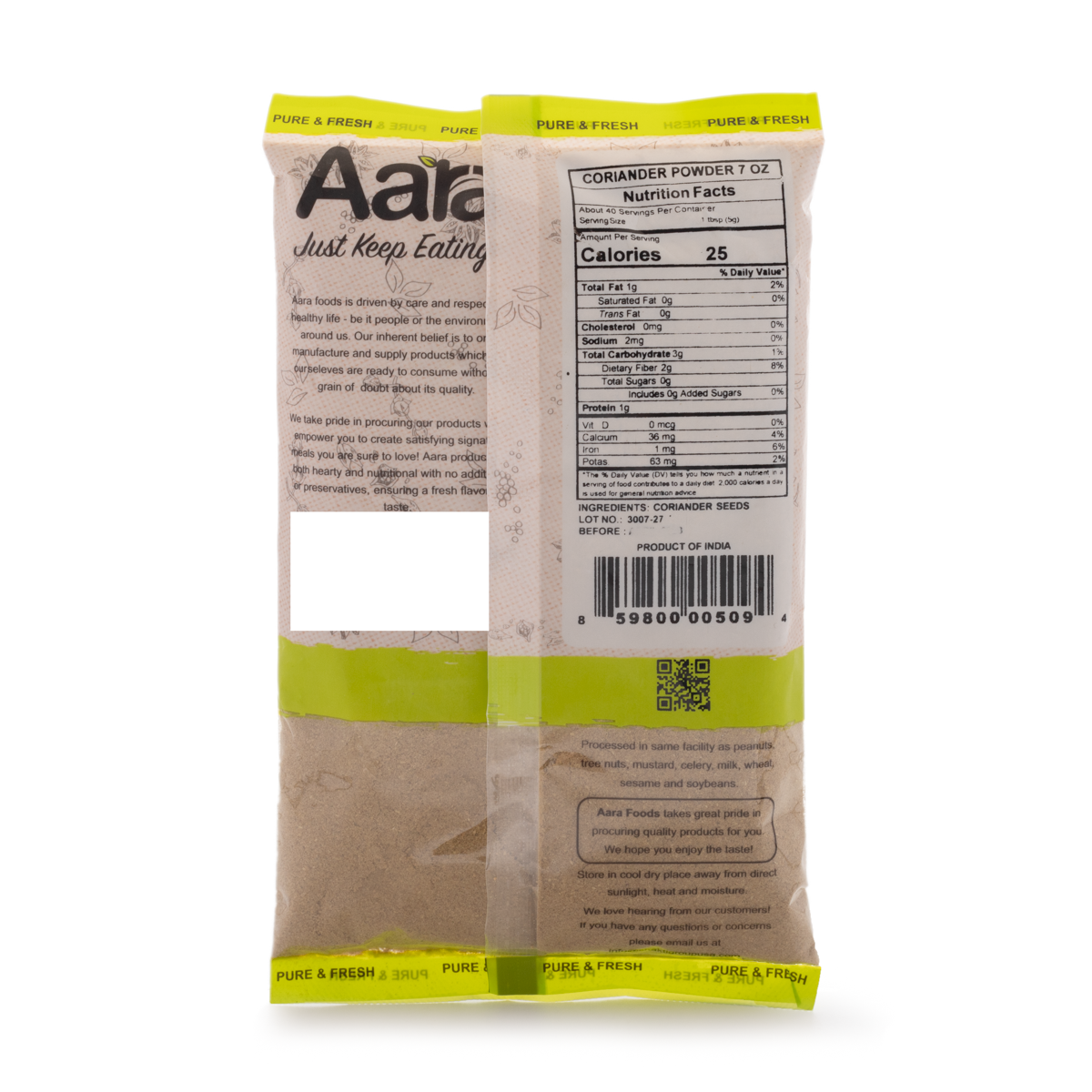 Aara Coriander (Dhania) Powder 200 g