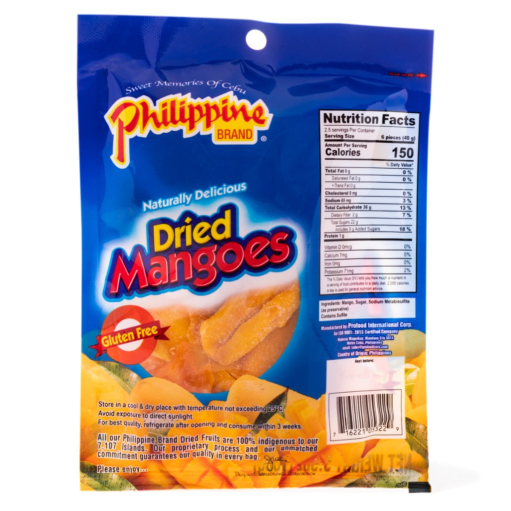 Philippine Brand Dried Mangoes 100 g