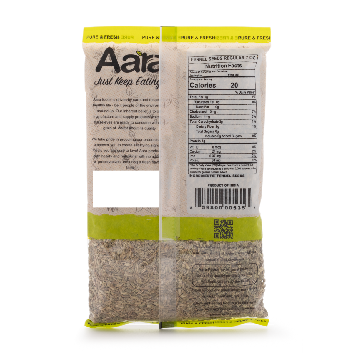 Aara Fennel (Sounf) Seeds 200 g