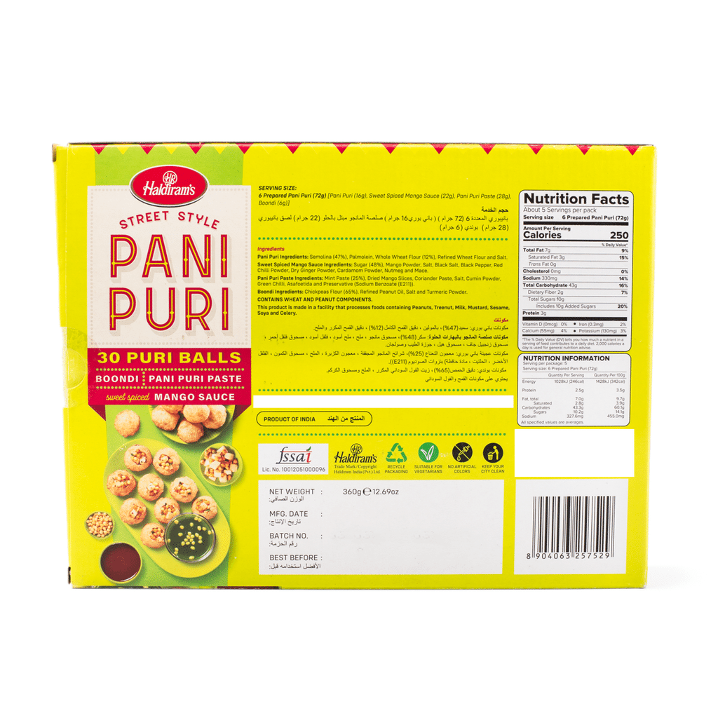 Haldiram Pani Puri Kit 360 g