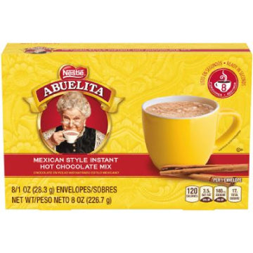 ABUELITA Mexican Style Instant Hot Chocolate Mix 8-1 oz. Packets