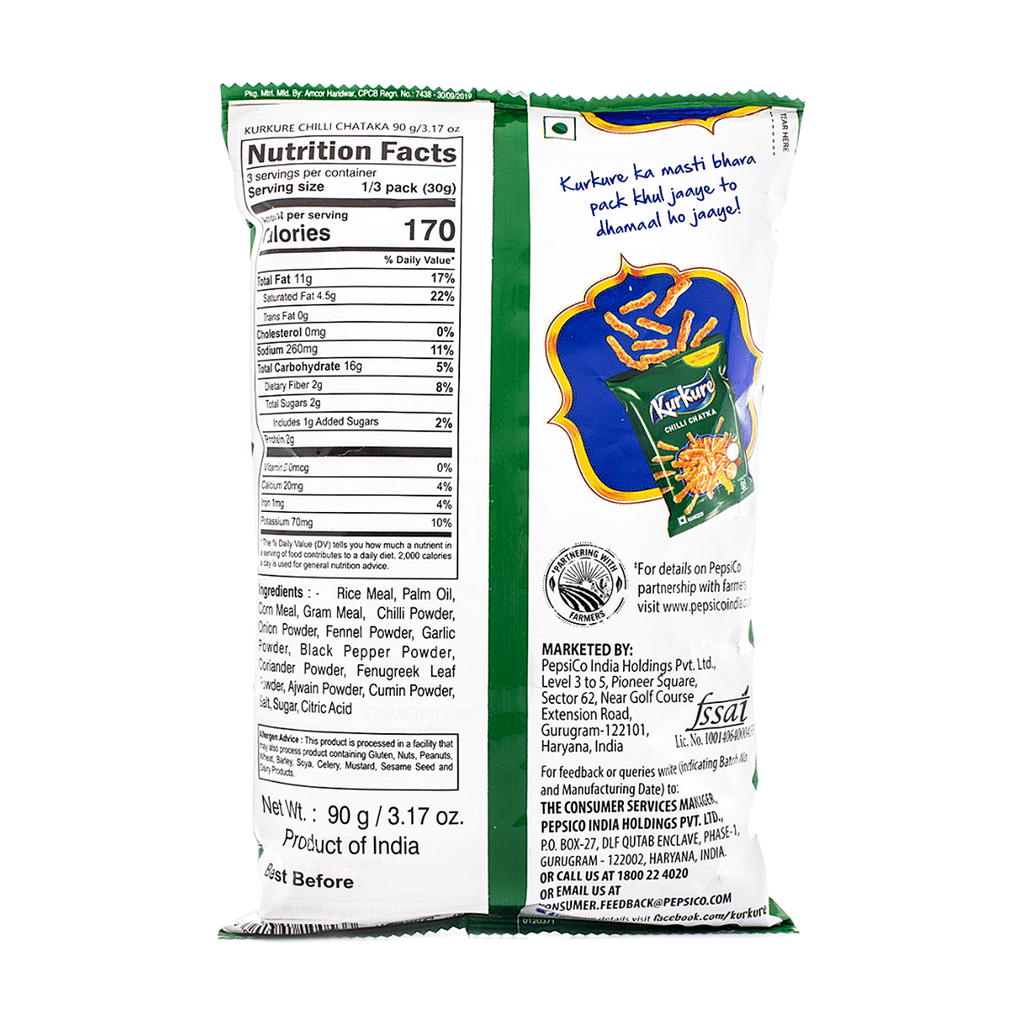 Kurkure Chilli Chatka 90 g