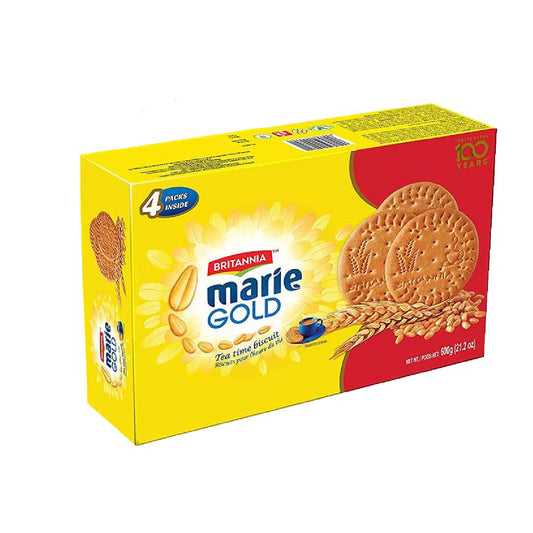 Britannia Marie Gold Biscuits - 600 g (4 Pack 150g)