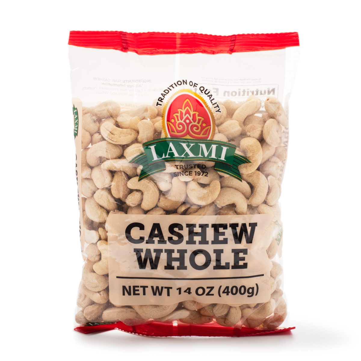 Laxmi Whole Cashew 14 oz