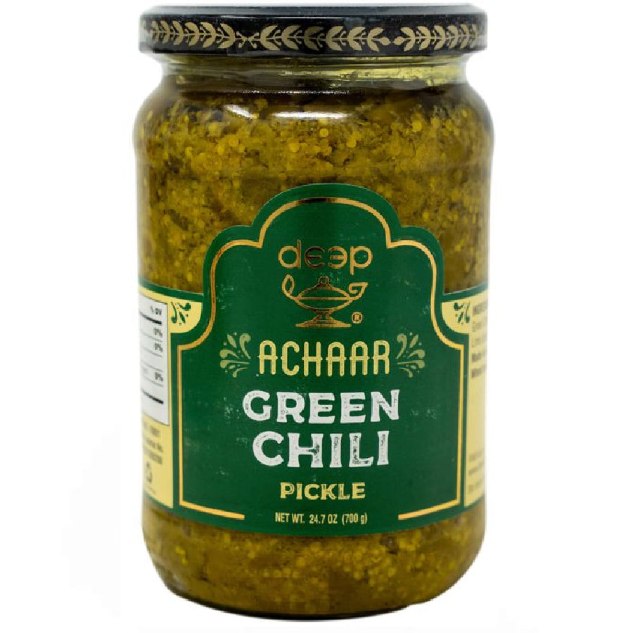 Deep Green Chilli Pickle 25oz