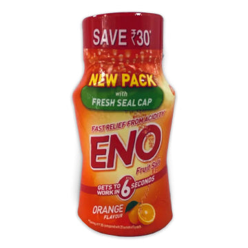 ENO Fruit Salt Orange Flavour Fast Relief From Acidity 100 GM