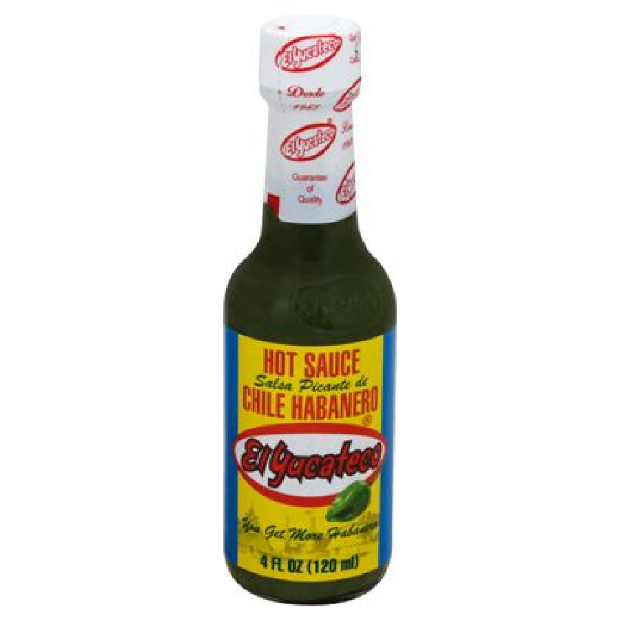 El Yucateco Salsa Picante De Chile Habanero Green Hot Sauce 4 fl oz