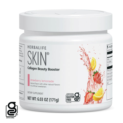 Herbalife SKIN® Collagen Beauty Booster: Strawberry Lemonade Canister 6.03 Oz.