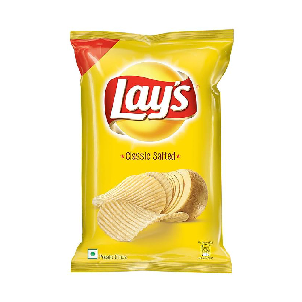 Lay's Classic Potato Chips - Salted, 130Gram