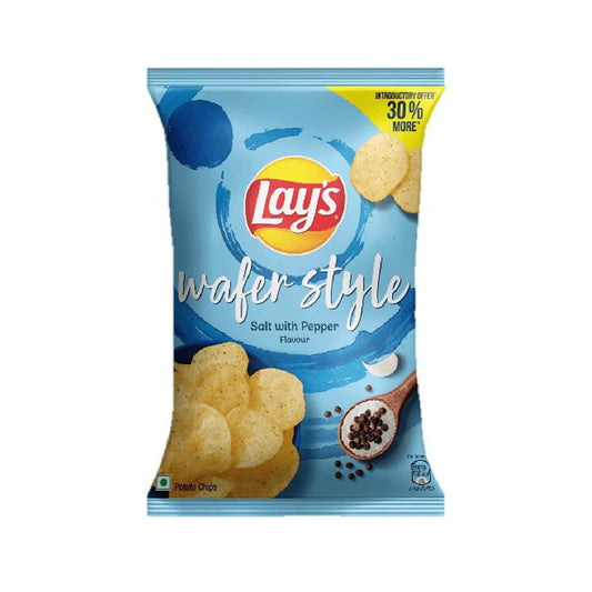 Lay's Wafer Style Potato Chips - Salt with Pepper - 40g