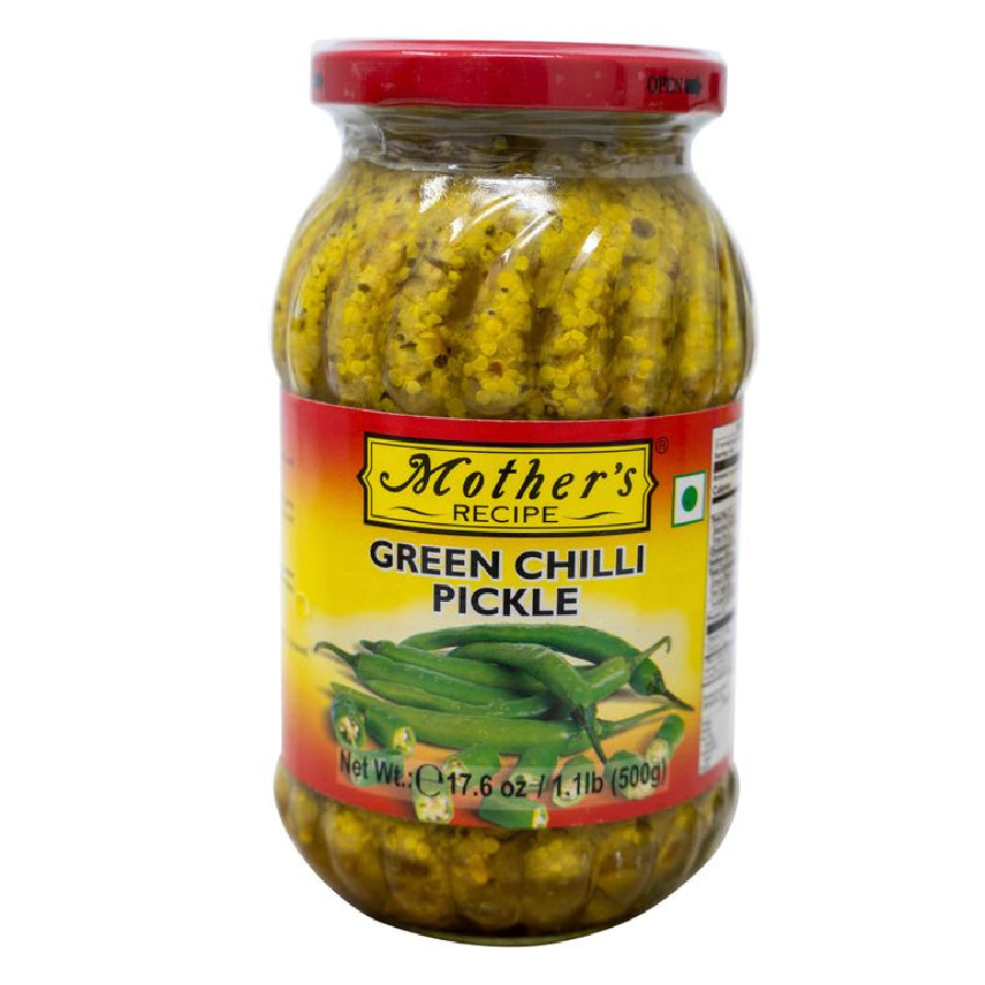 Mother's Recipe Green Chili Pickle 500gm