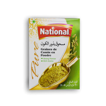 NATIONAL Graines De Cumin En Poudre 100 GM