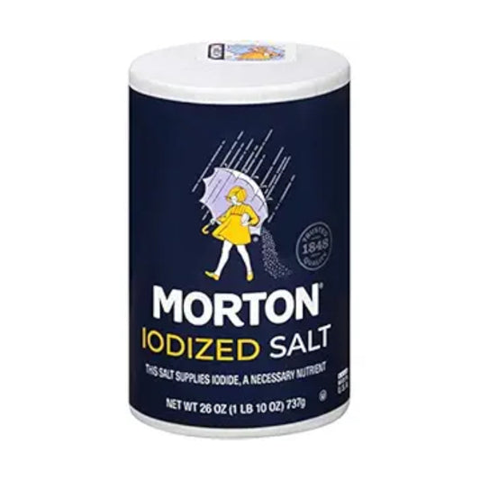 MORTON IODIZED SALT(1 LB .)
